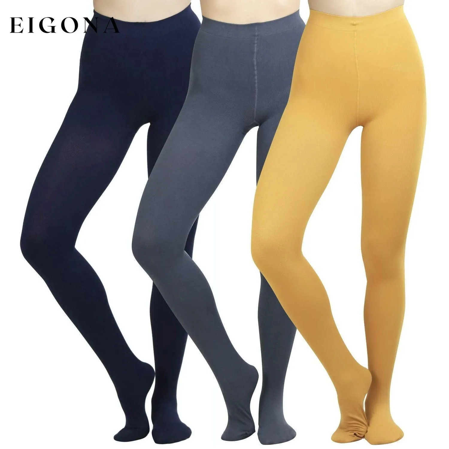 3-Pack: ToBeInStyle Women's Warm Thermal Tights