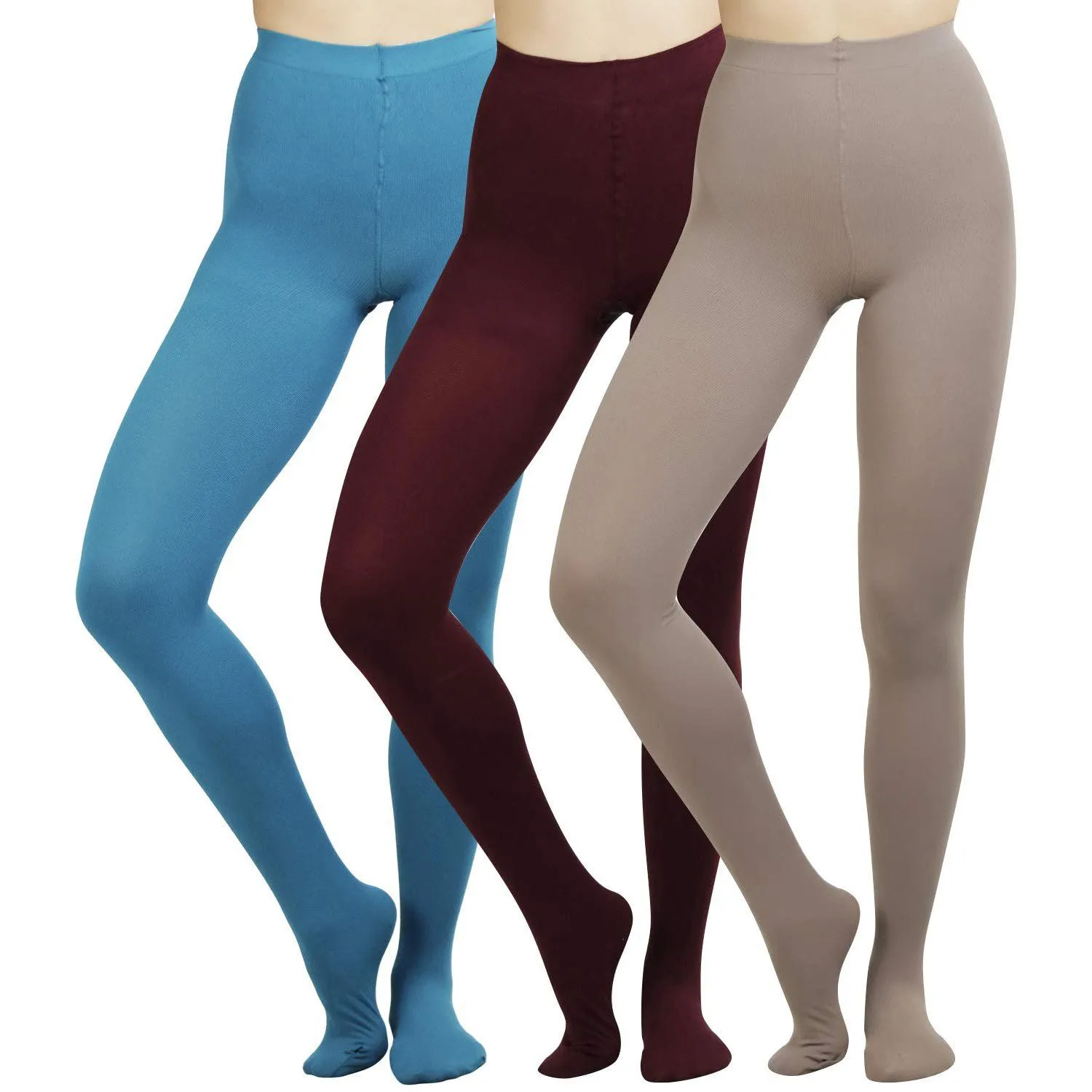 3-Pack: ToBeInStyle Women's Warm Thermal Tights