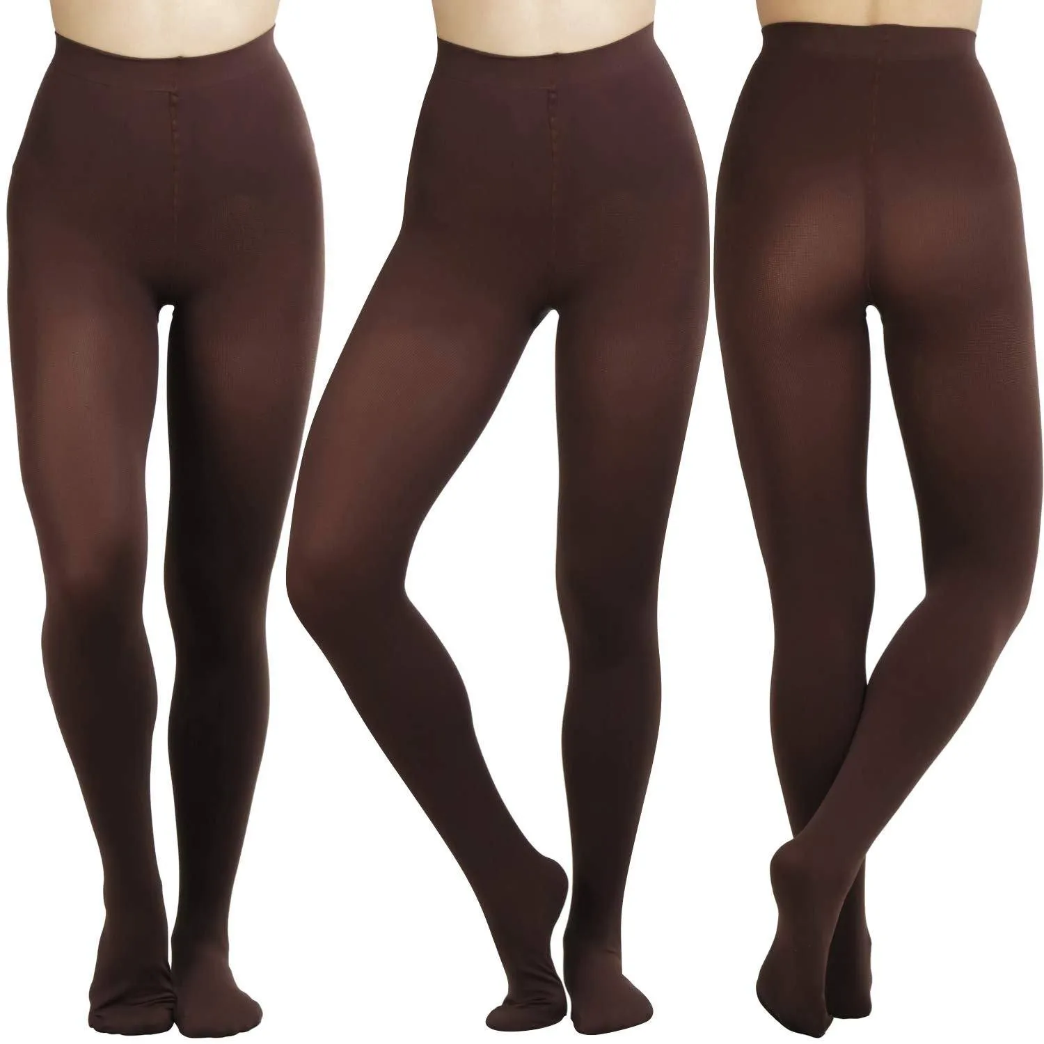 3-Pack: ToBeInStyle Women's Warm Thermal Tights