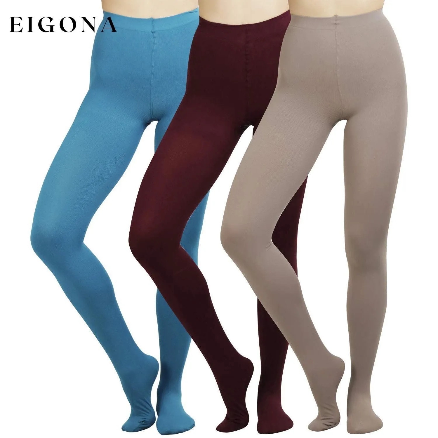 3-Pack: ToBeInStyle Women's Warm Thermal Tights