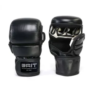 Black Timeless Pro MMA Gloves