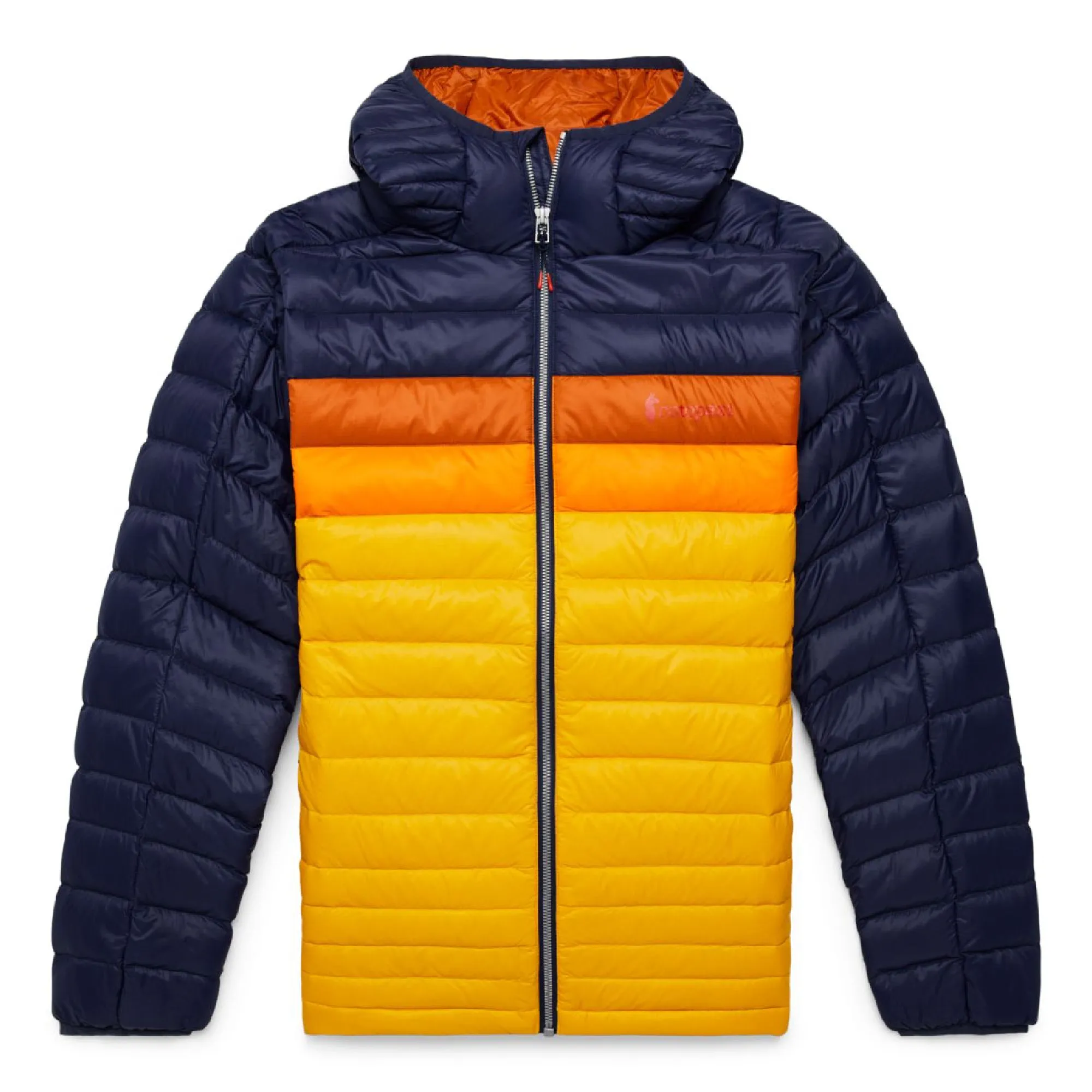 Cotopaxi Fuego Hooded Down Jacket Men's Retro Striped Down Jacket