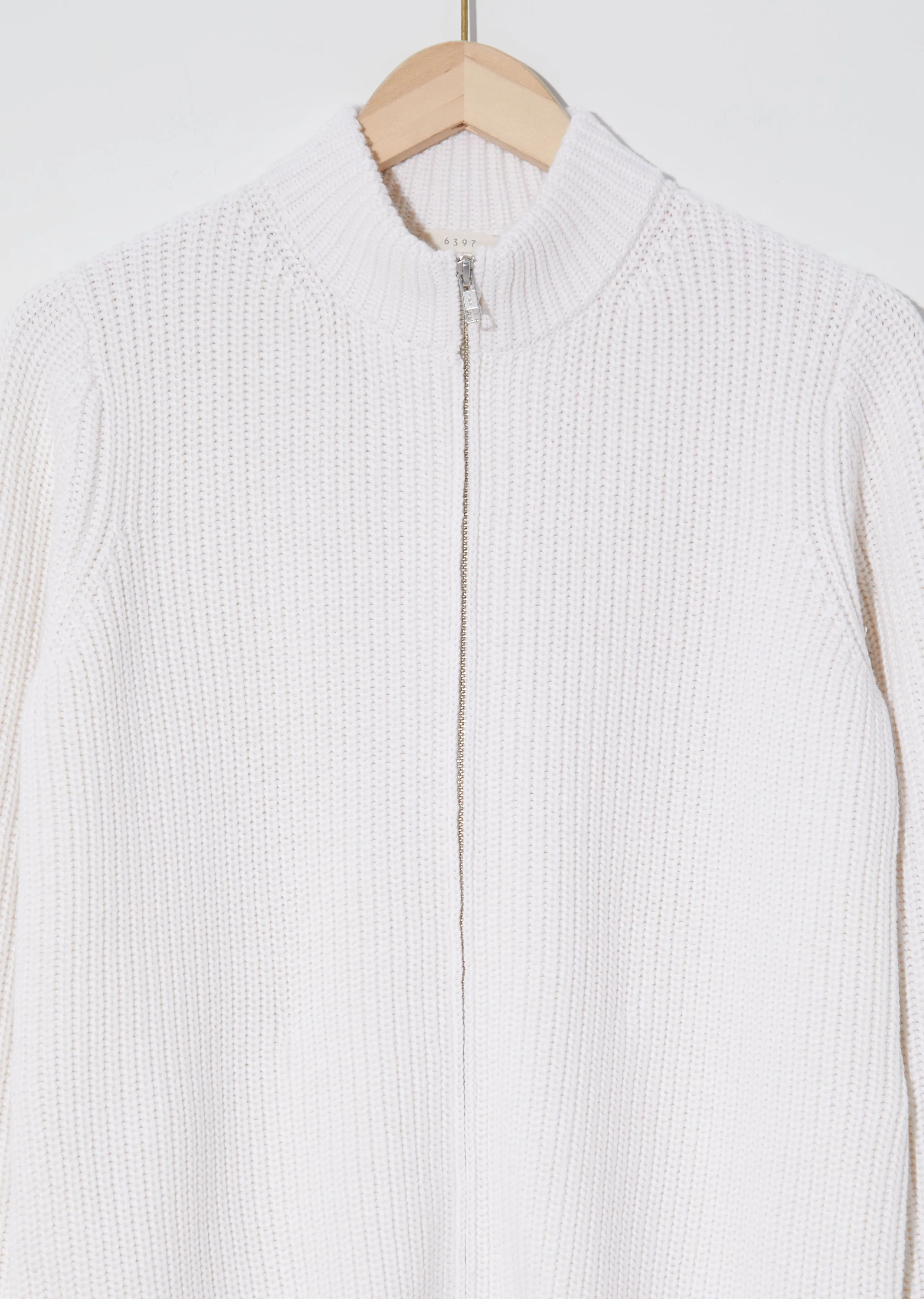 Cotton & Cashmere Zip Cardigan