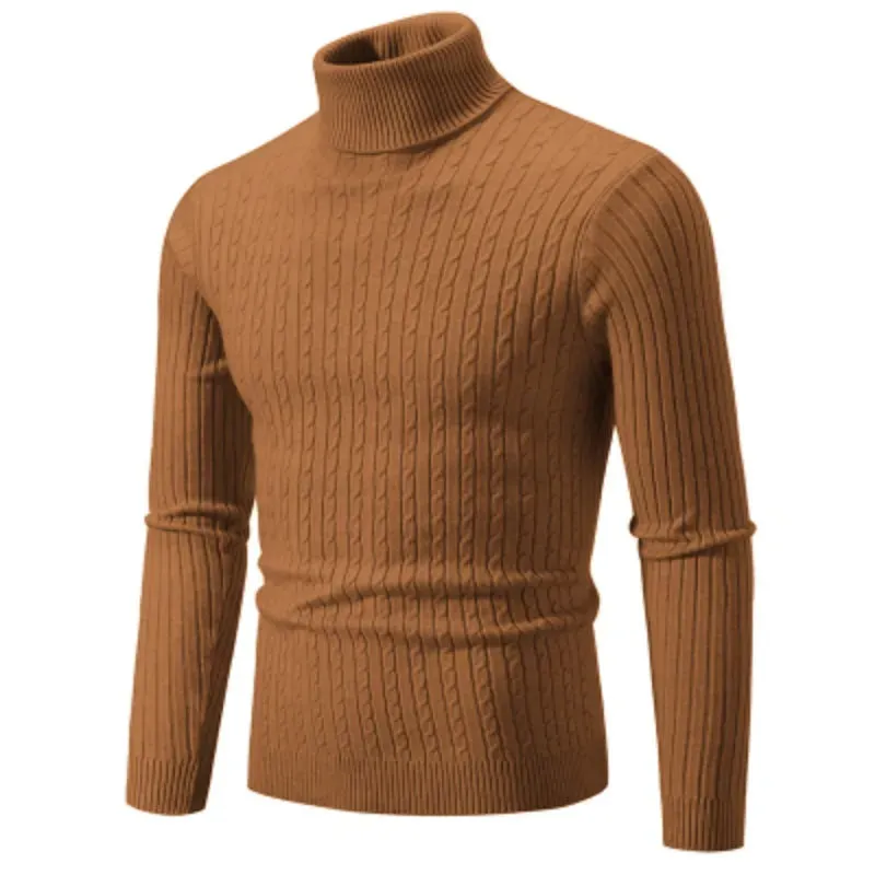 Funki Buys | Sweaters | Men's High Neck Mock Neck Pullovers