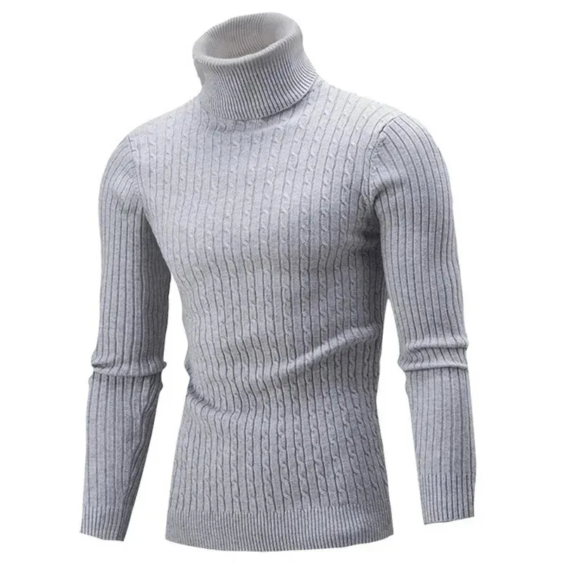 Funki Buys | Sweaters | Men's High Neck Mock Neck Pullovers