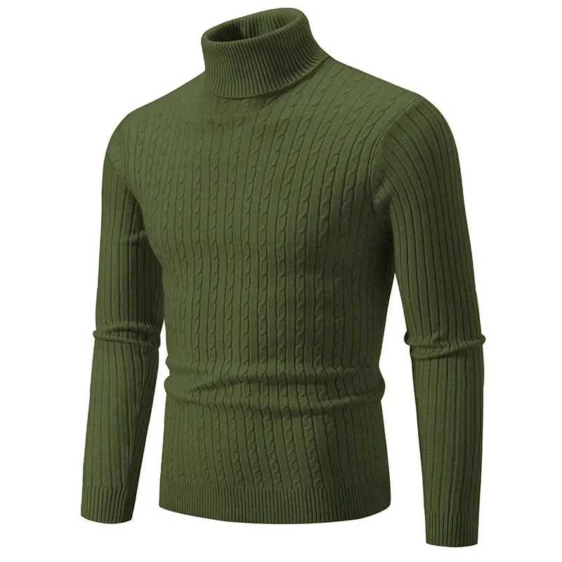 Funki Buys | Sweaters | Men's High Neck Mock Neck Pullovers