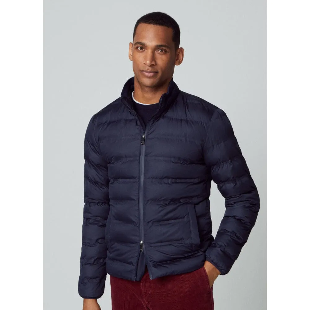 Hackett Lightweight Motto Jacket in Navy