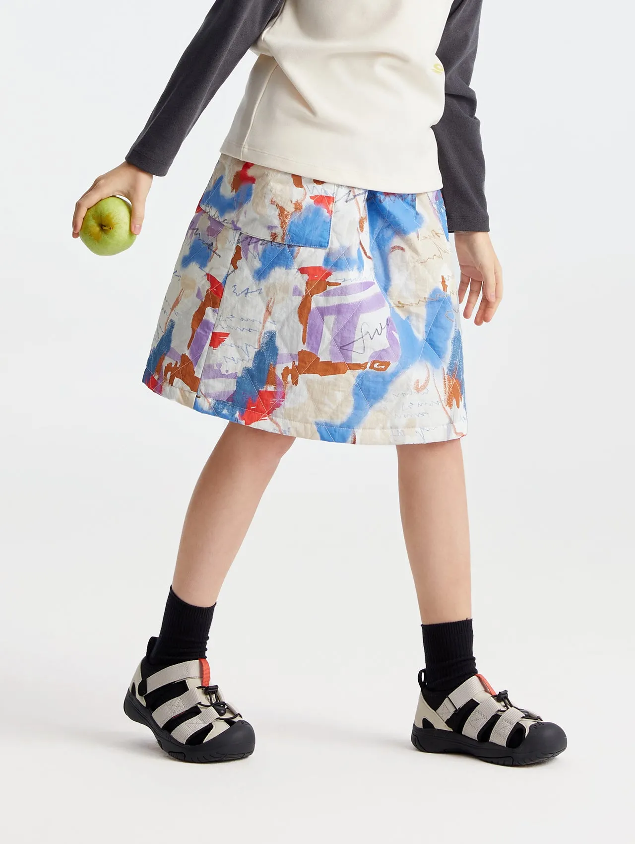 Kids 3M THINSULATE Cotton-padded Skirt