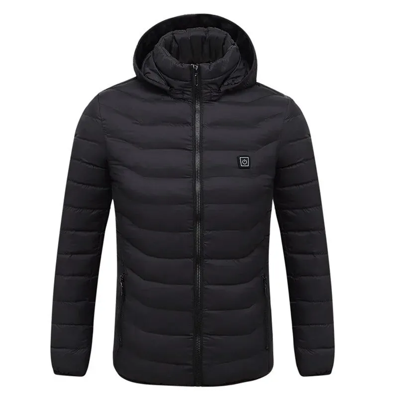 Men's Fleece Waterproof Winter Heated Jackets