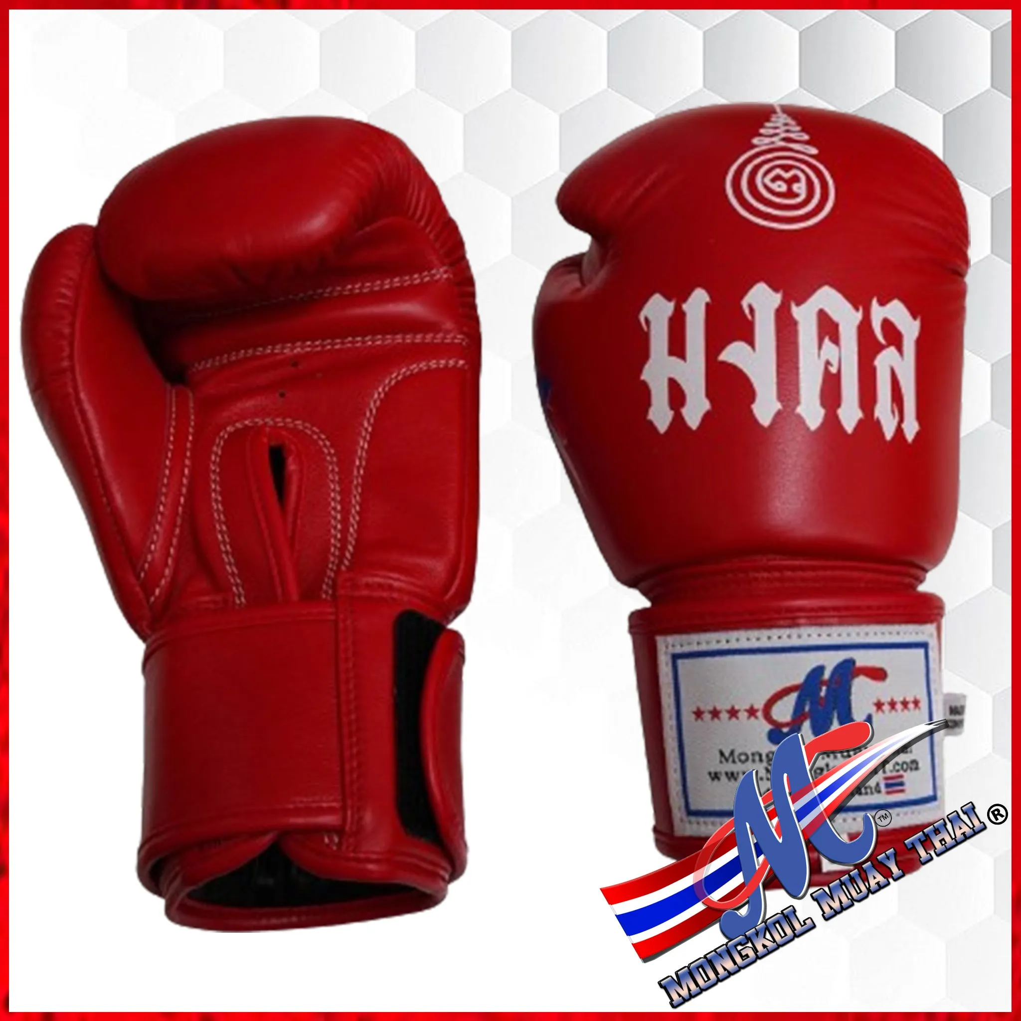 Mongkol boxing gloves Sakyan RED Just dropped