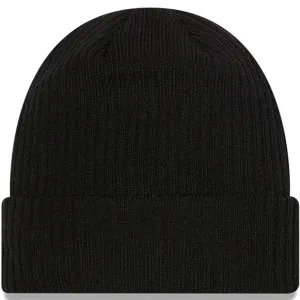 New Era Mens Winter Warm Cuffed Beanie - Black