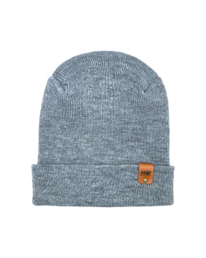 NEW HAAKWEAR Theta-Stitch Cuffed Beanie - Designed and Made in USA (Patent Pending Design) - Koala Gray