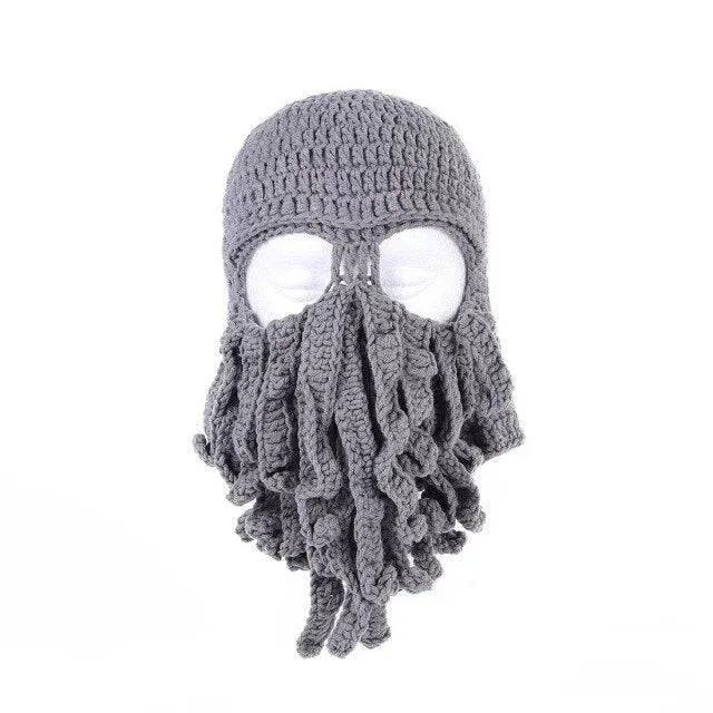 Octopus Knitted Handmade Hat