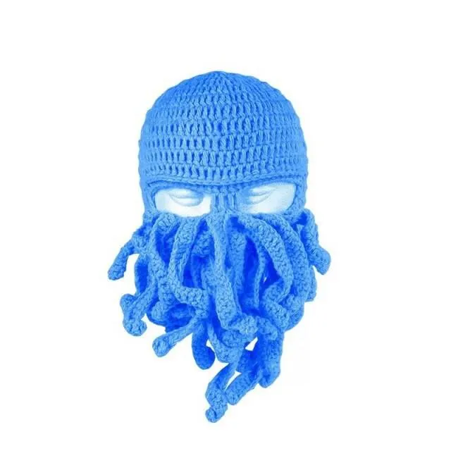 Octopus Knitted Handmade Hat