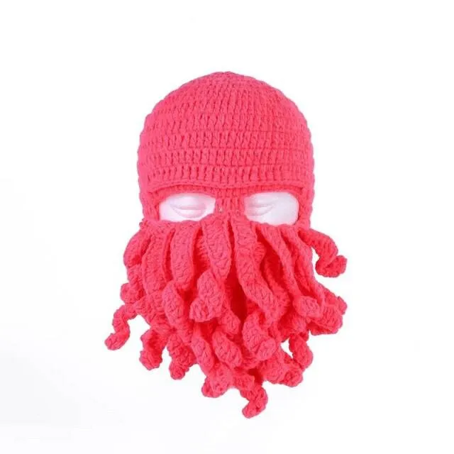 Octopus Knitted Handmade Hat