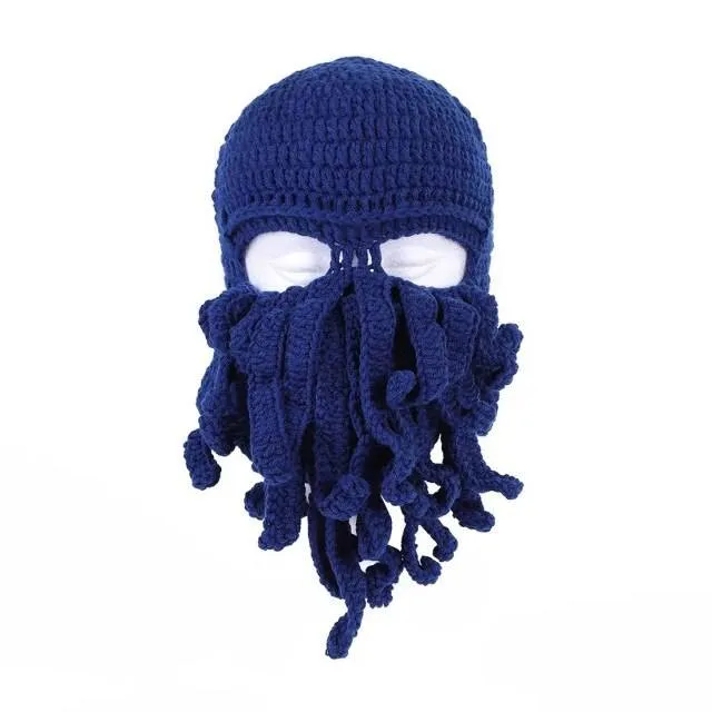 Octopus Knitted Handmade Hat