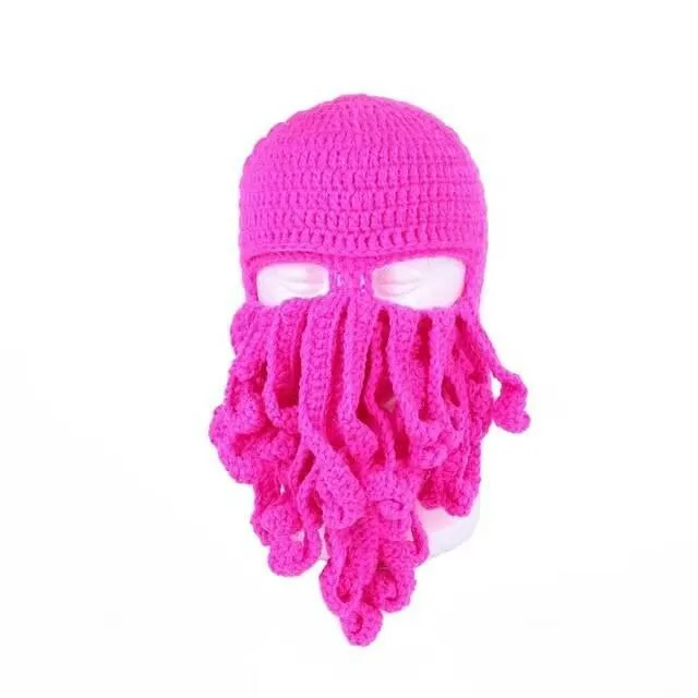 Octopus Knitted Handmade Hat