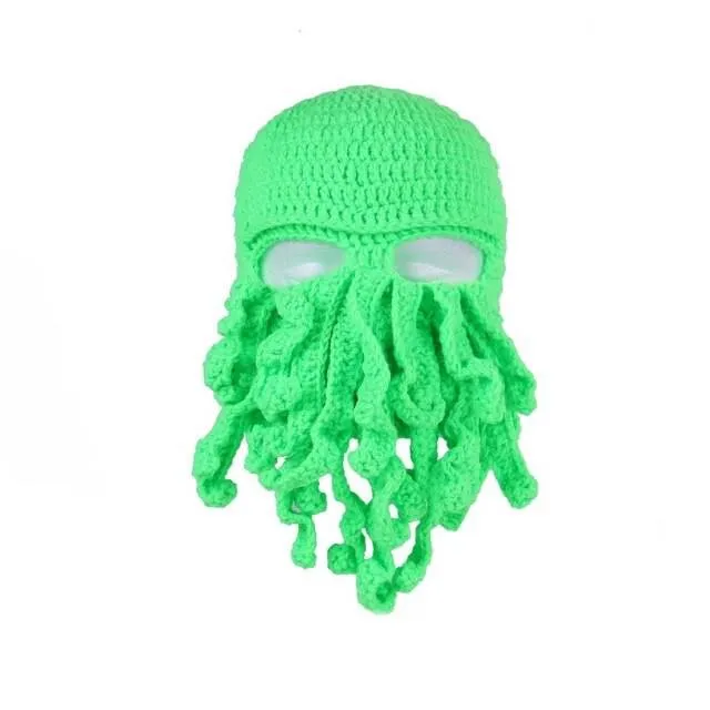 Octopus Knitted Handmade Hat