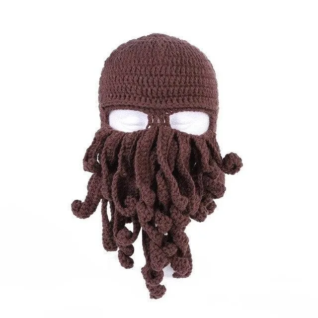 Octopus Knitted Handmade Hat