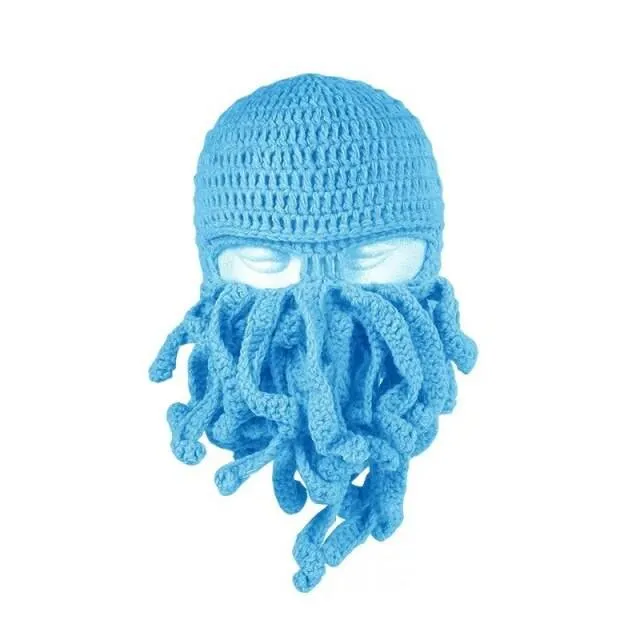 Octopus Knitted Handmade Hat