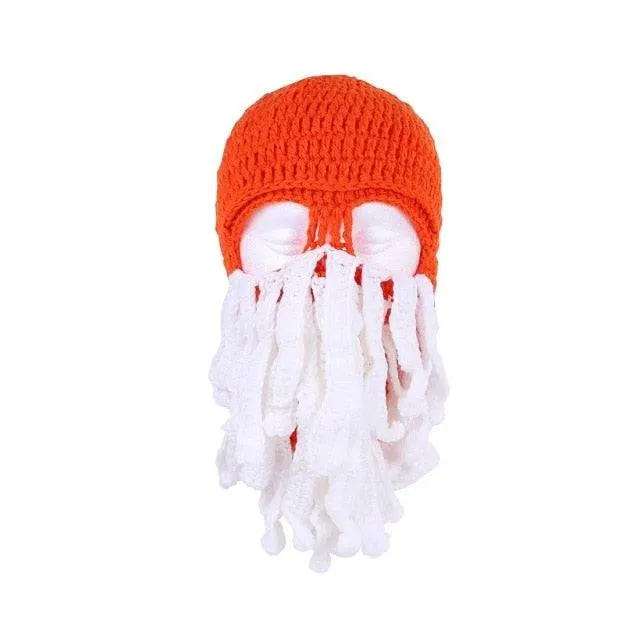 Octopus Knitted Handmade Hat