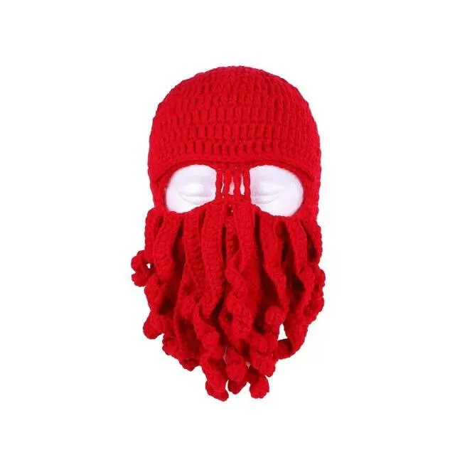 Octopus Knitted Handmade Hat