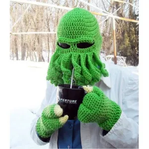 Octopus Knitted Handmade Hat