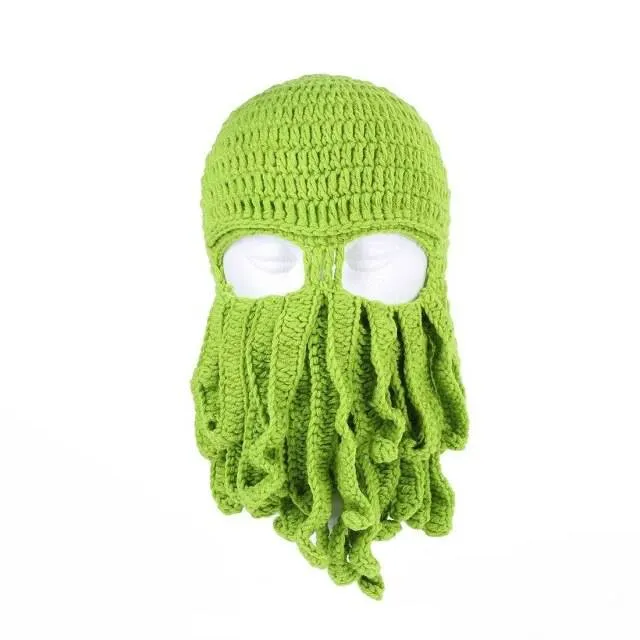 Octopus Knitted Handmade Hat