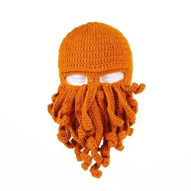 Octopus Knitted Handmade Hat