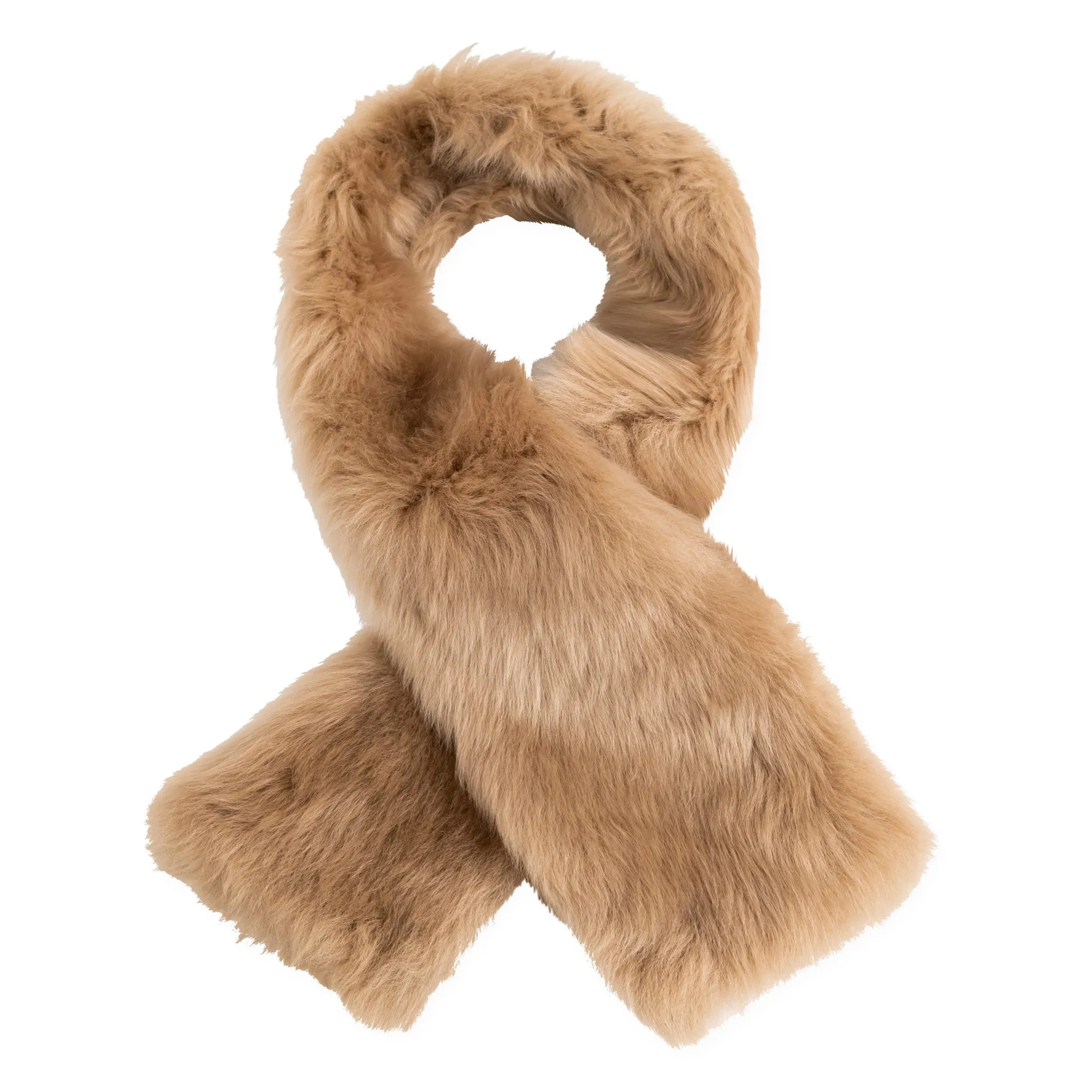 Shearling Scarf - Sahara