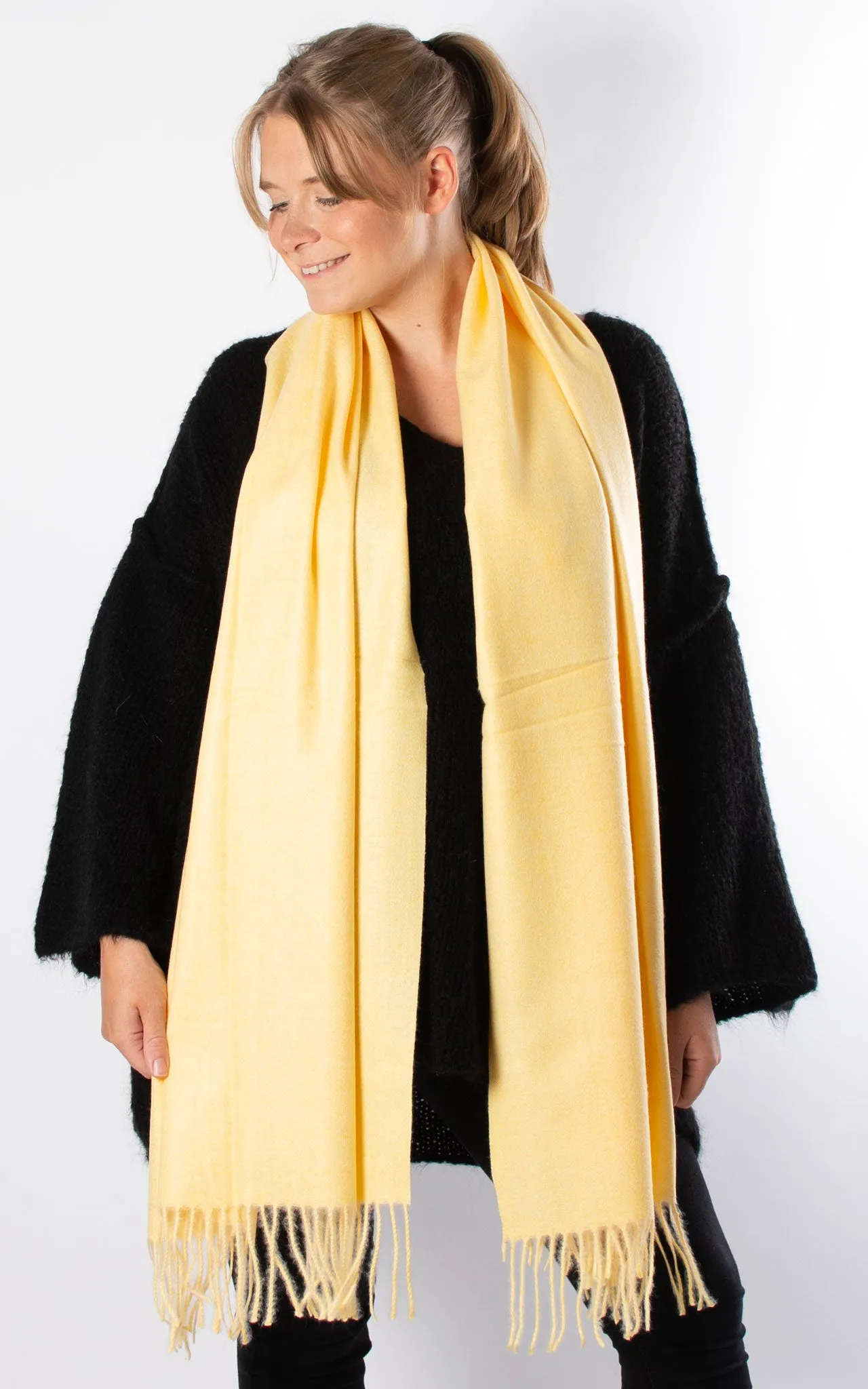 Soft Knit Scarf | Yellow