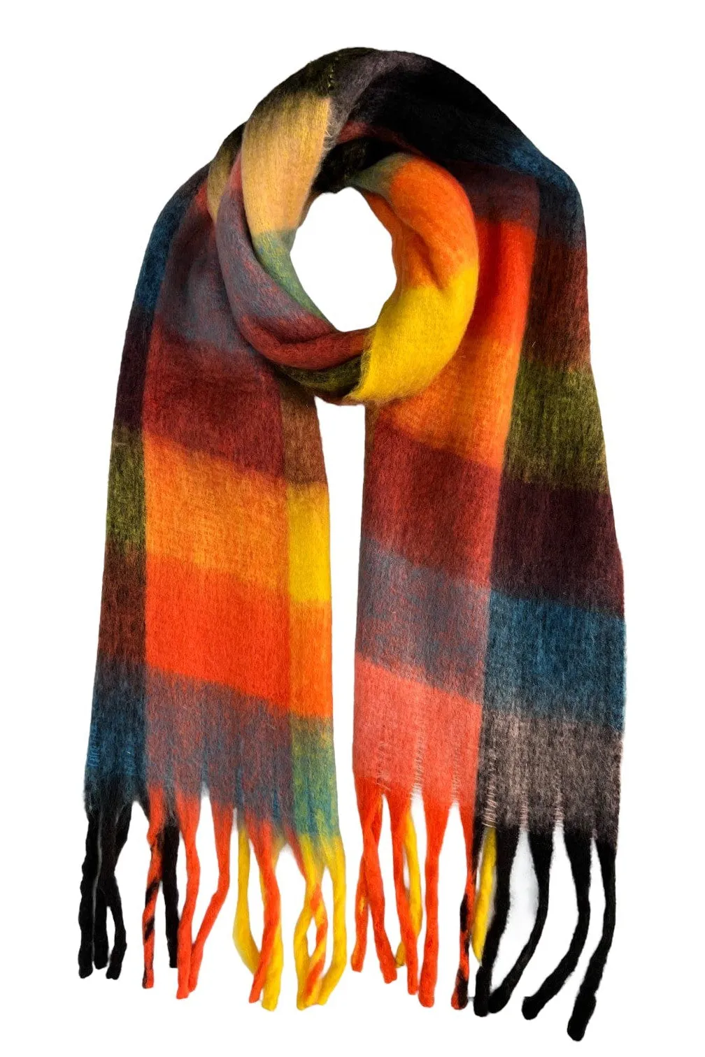 Super Soft Check Winter Scarf