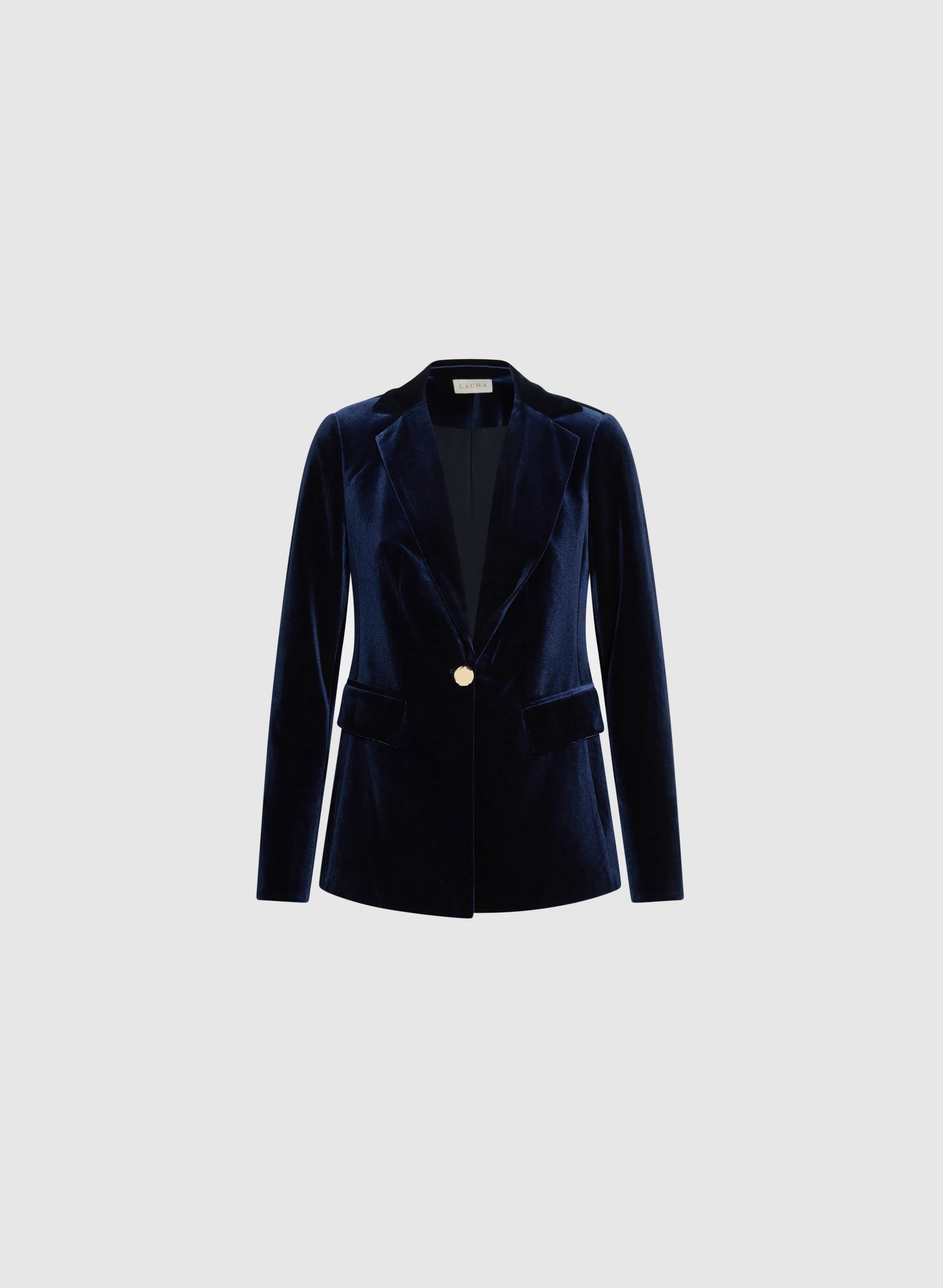 Velvet Flap Pocket Blazer