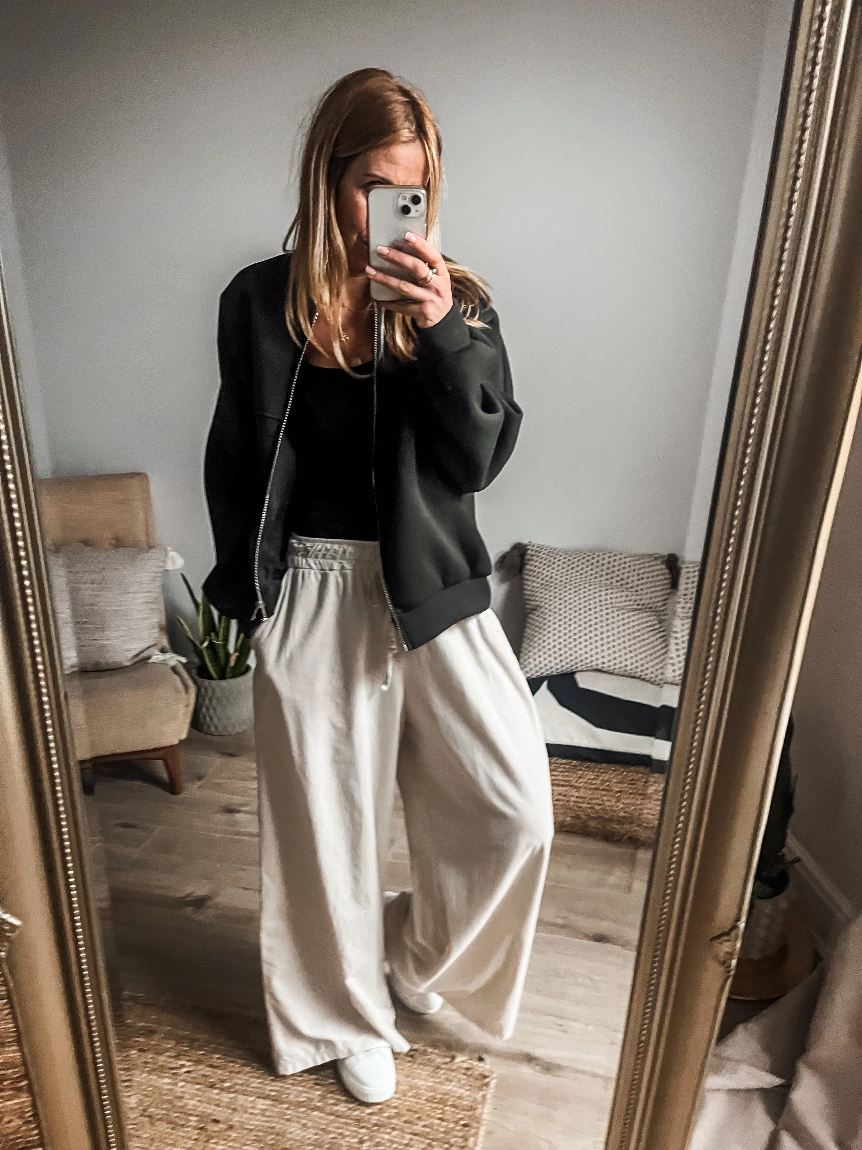 Wide Leg Cord Trousers