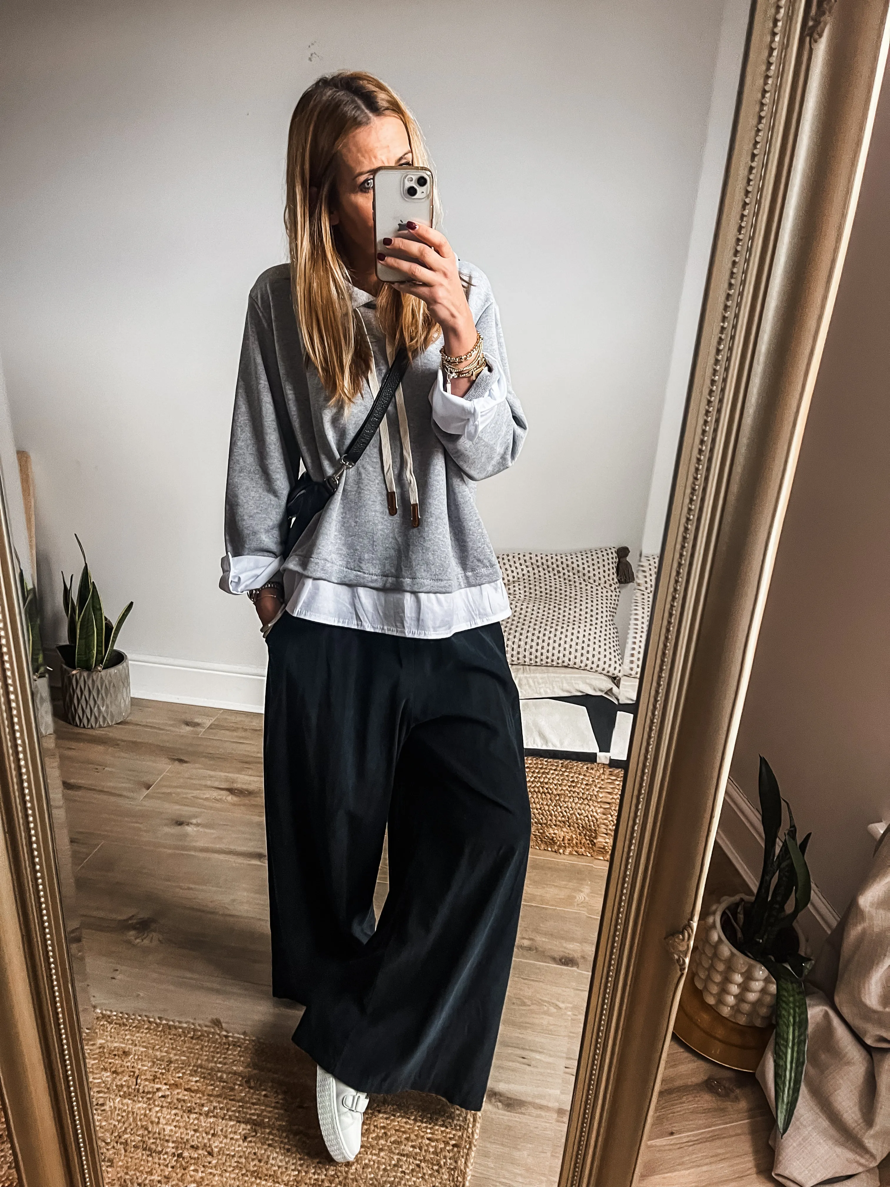 Wide Leg Cord Trousers