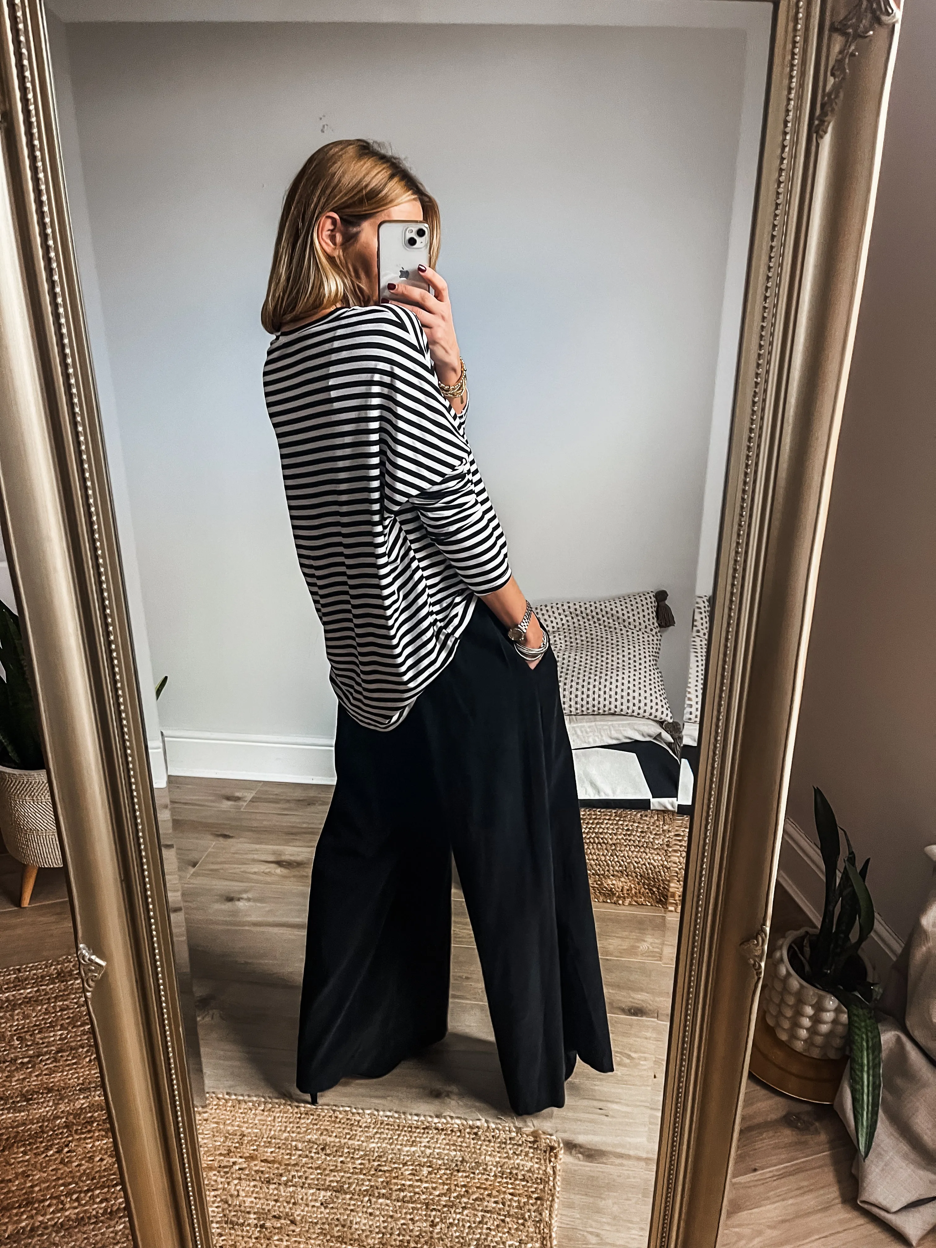 Wide Leg Cord Trousers