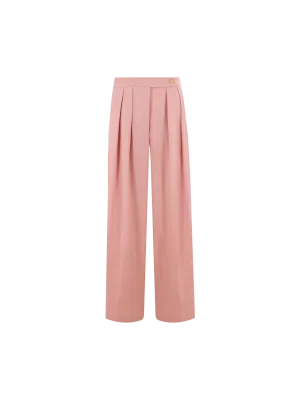 Wide-Leg Trousers Wool