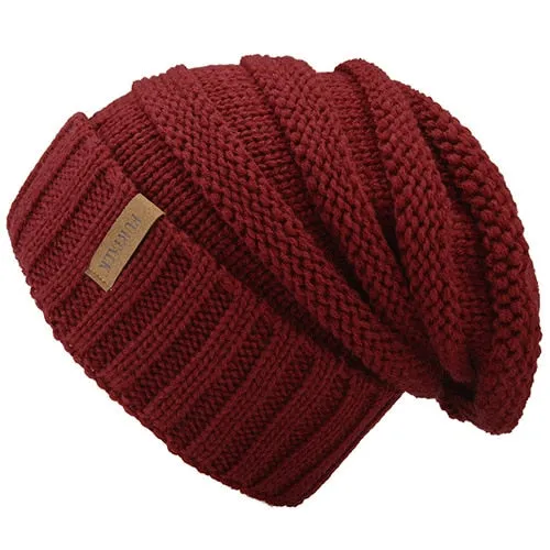 Winter Knitted Slouchy Casual Warm Knitted Winter Beanie