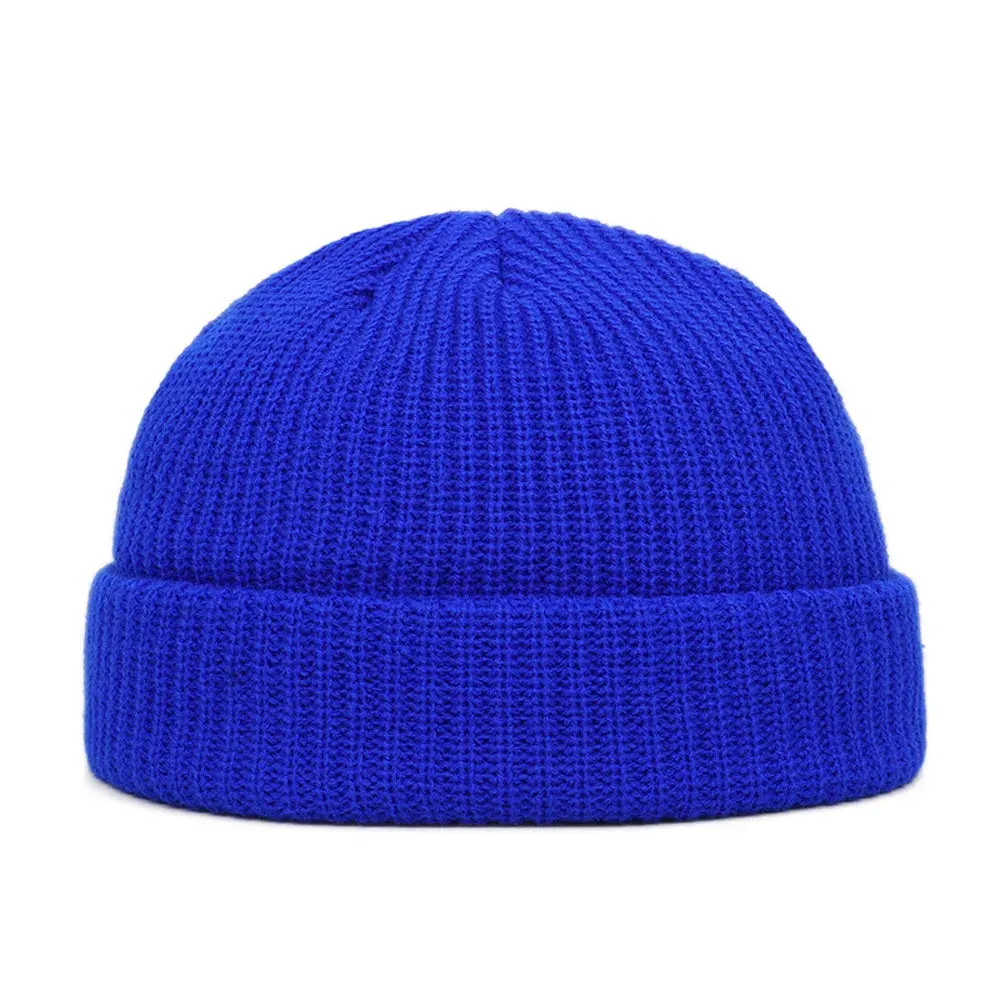 Winter Warm Beanies Female Wool Knitted Skull Cap