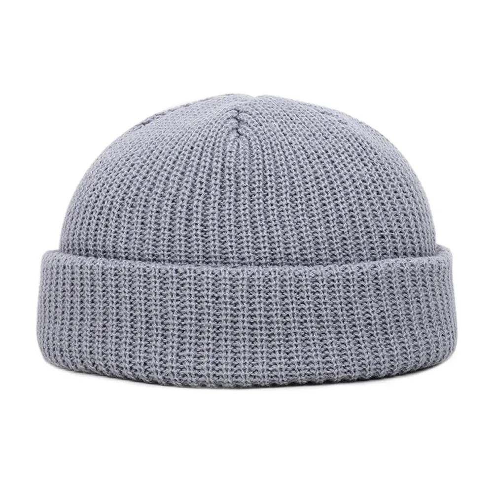 Winter Warm Beanies Female Wool Knitted Skull Cap