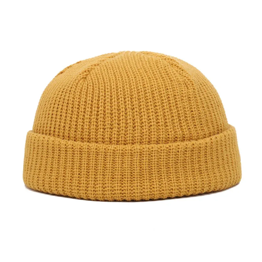 Winter Warm Beanies Female Wool Knitted Skull Cap